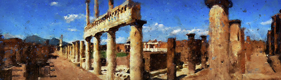 Pompei - 03 Painting by AM FineArtPrints