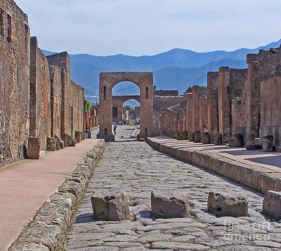Pompeii Street Photograph by Jack Schultz