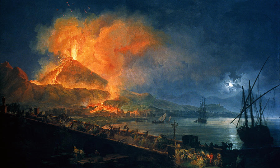 Pompeii Vesuvius Eruption Photograph By Volaire Pixels Merch