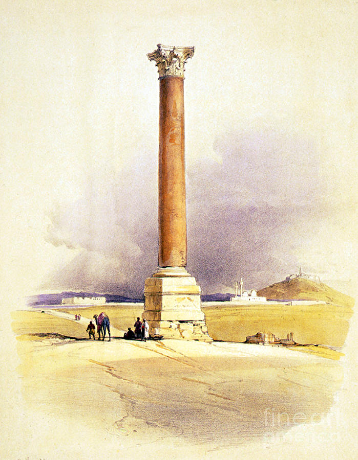 Pompeys Pillar, Ancient Roman Monolith Photograph by Science Source