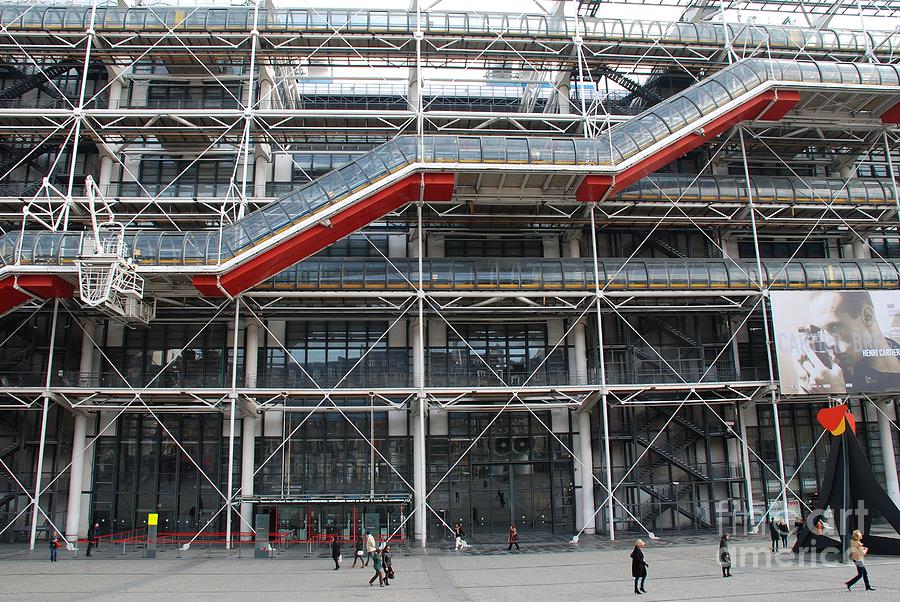 Pompidou Centre in Paris Photograph by David Fowler