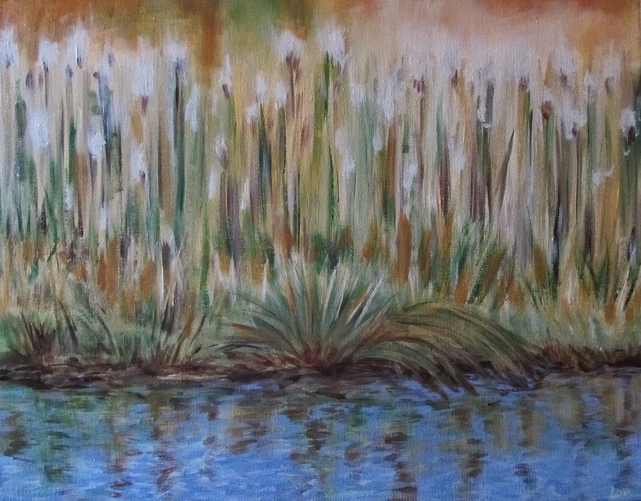 Pompous Grass Painting by Lorraine Centrella