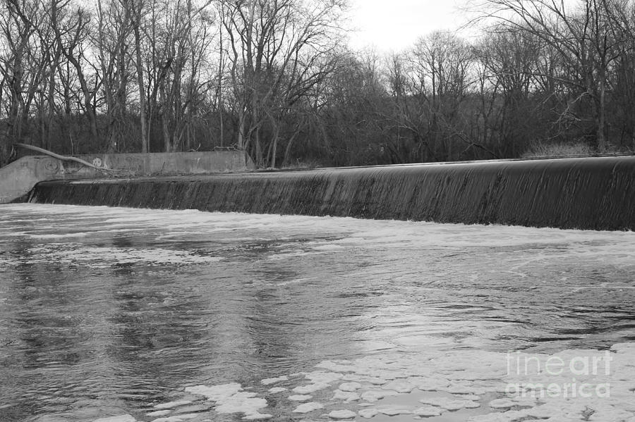 Pompton Spillway in January Photograph by Christopher Lotito