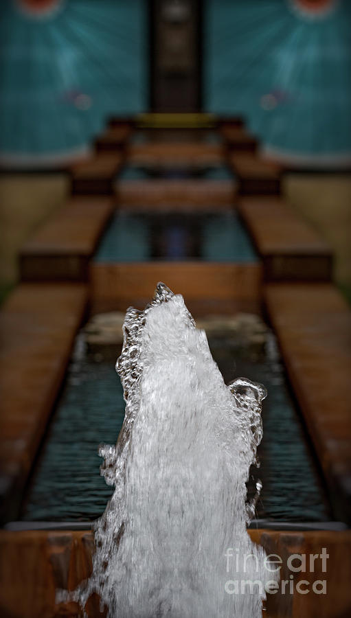 Ponce City Market Fountain Photograph by Doug Sturgess