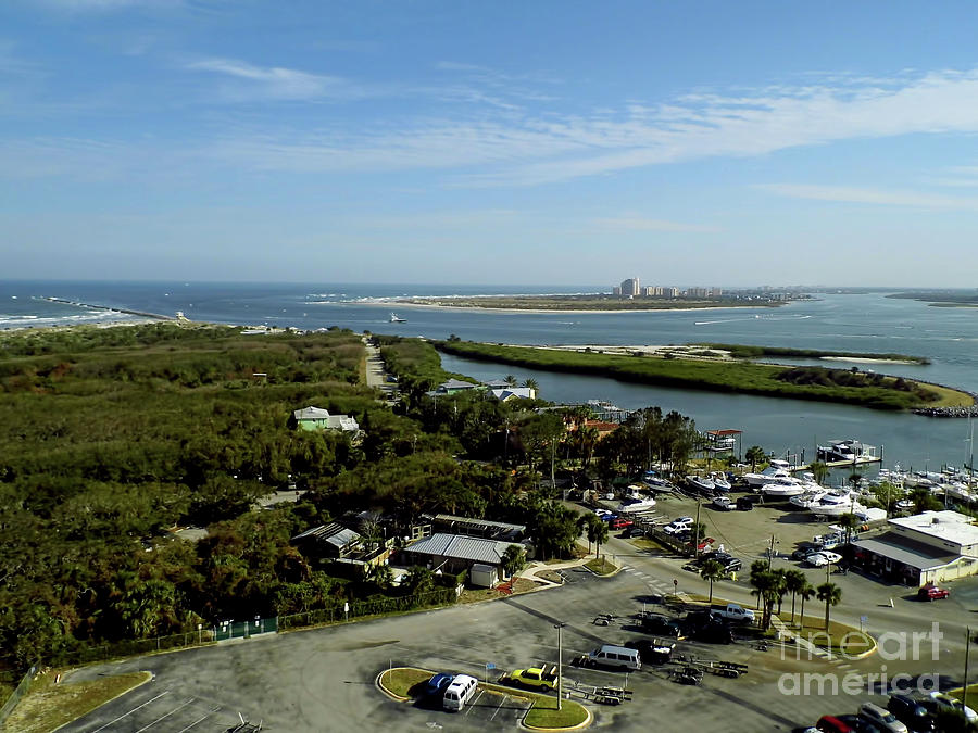 Ponce Inlet And Marina Photograph by D Hackett