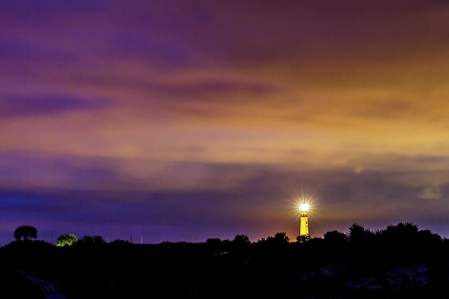 Ponce Inlet Lighthouse at Twilight Photograph by Stefan Mazzola