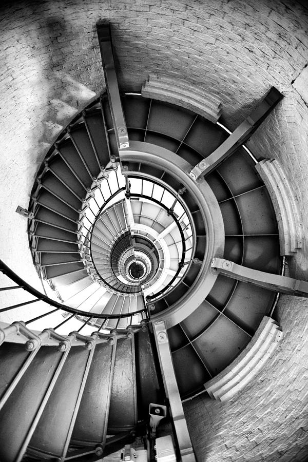 Ponce Inlet Lighthouse Stairs Photograph by Greg Waters