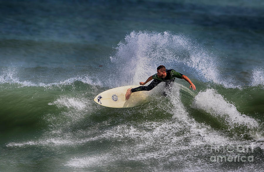 Ponce Surfer 2017 Photograph by Deborah Benoit
