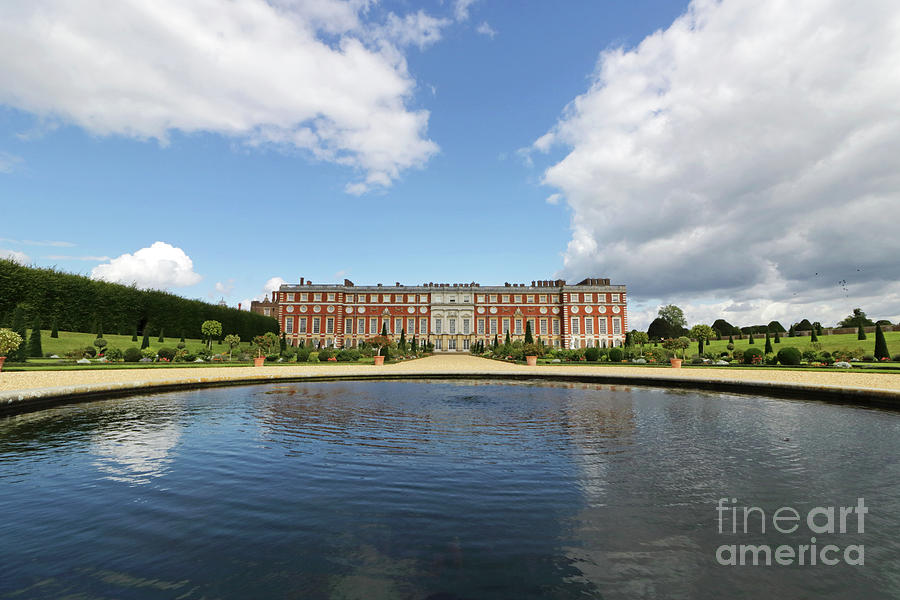 Pond at Hampton Court Palace Photograph by Julia Gavin