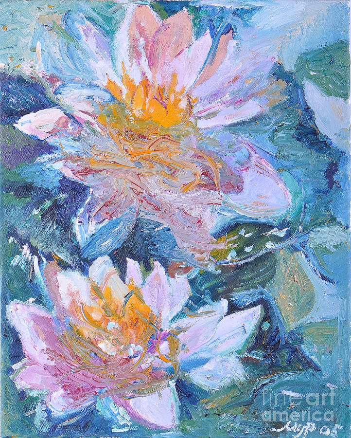 Pond Of Water Lilies Painting