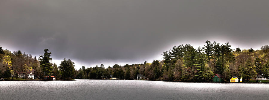 Lighthouse Photograph - Pond Panorama by David Patterson