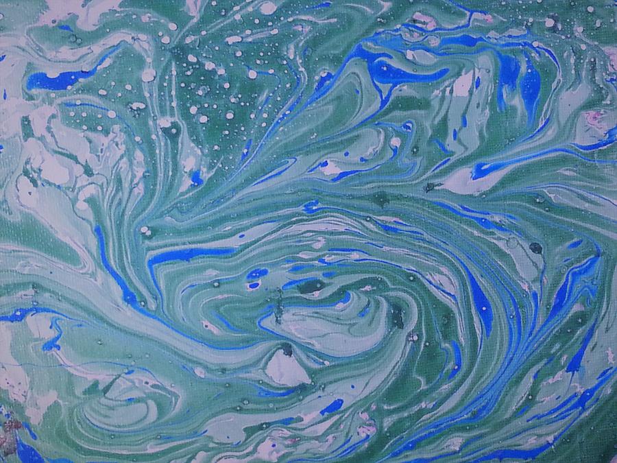 Pond Swirl 3 Painting by Jan Pellizzer