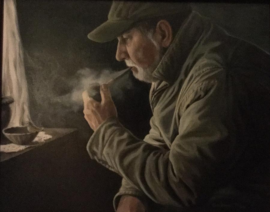 Pondering Painting by Leonora Volpe Fine Art America