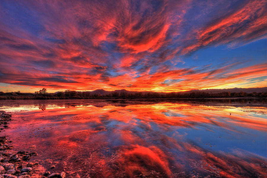 Ponds of Fiery Photograph by Scott Mahon