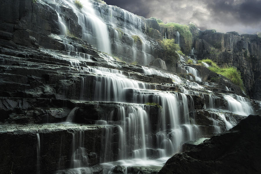 Pongour Falls 1 Photograph by Alan Kepler