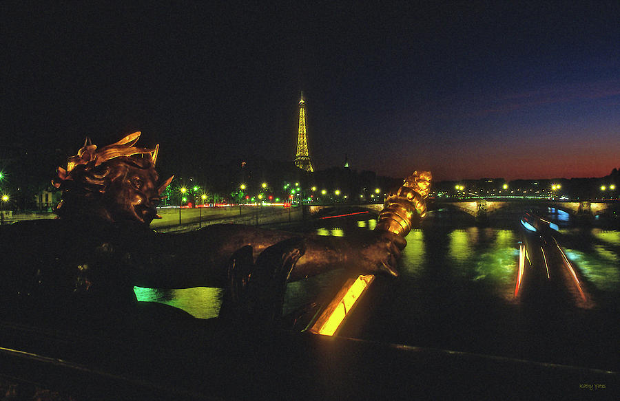Pont Alexandre III and River Seine Photograph by Kathy Yates