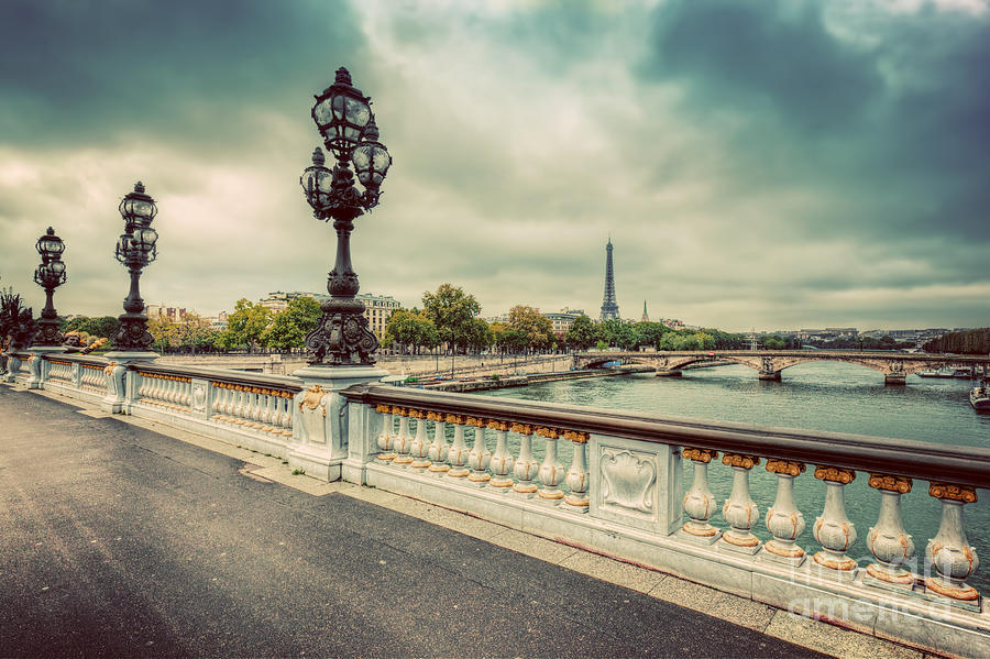 Pont Alexandre III bridge in Paris, France Photograph by Michal Bednarek