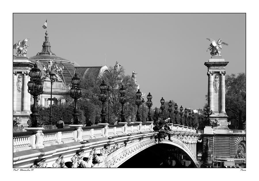 Pont Alexandre Paris 2d Photograph by Andrew Fare