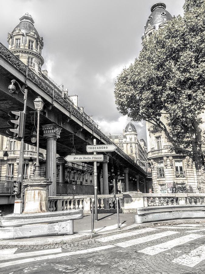 Pont de Bir-Hakeim, Paris, France Photograph by Henri Irizarri