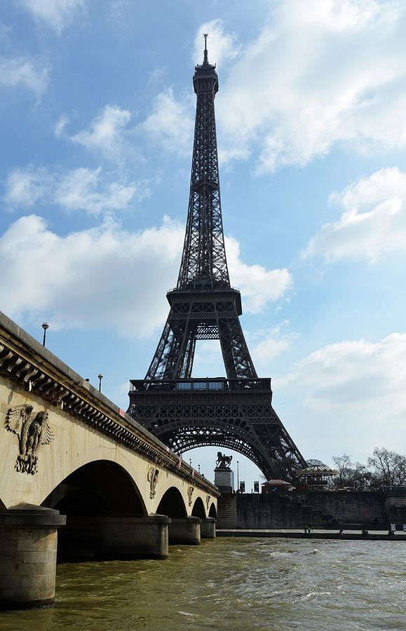 Pont dLena Bridge Leading to the Eiffel Tower Paris France Photograph by Shawn OBrien