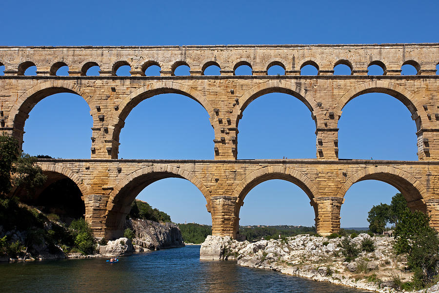 Pont Du Gard, Gardon River Photograph