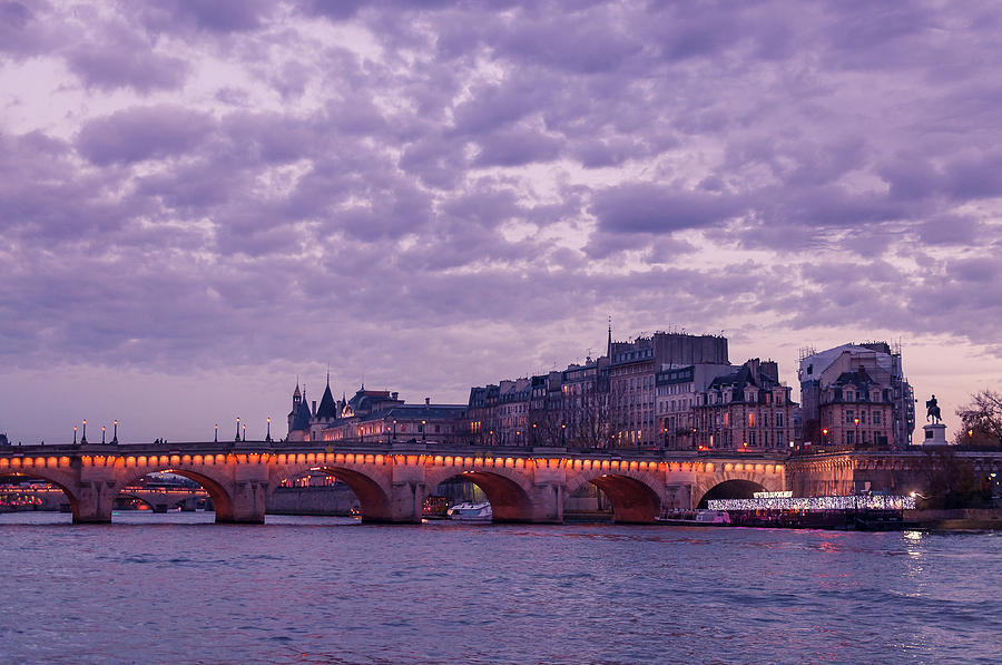Pont Neuf Sunset Photograph by Marcus Karlsson Sall