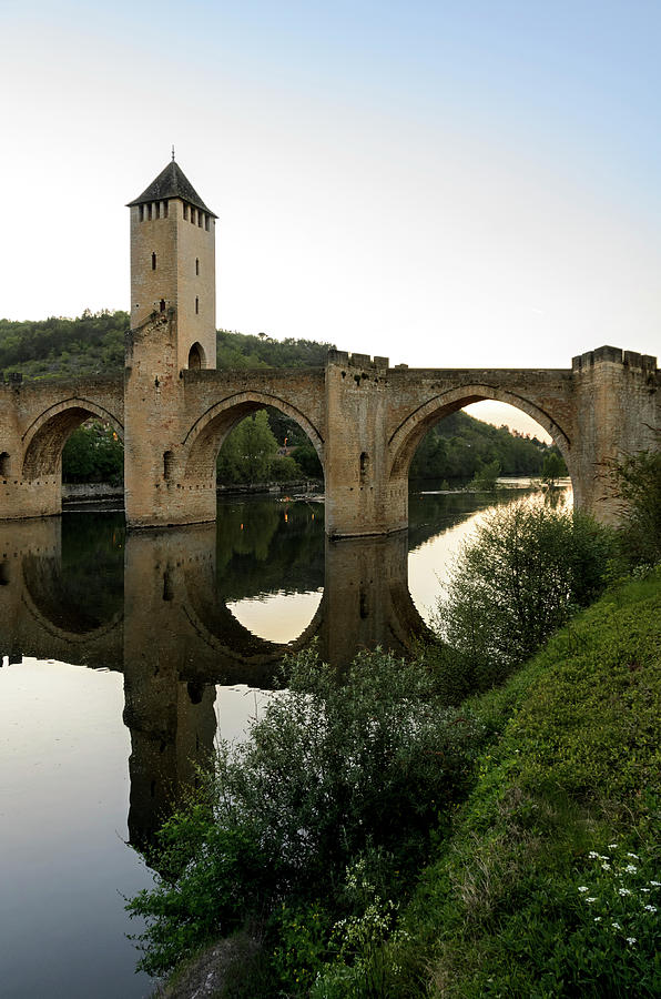 Pont Valentre in Cahors reflections Photograph by RicardMN Photography
