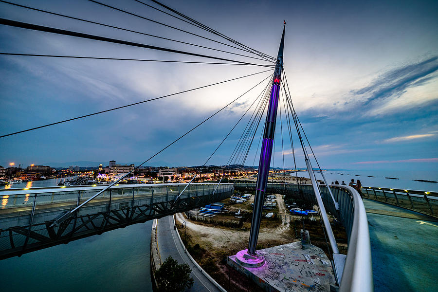 Bridge Photograph - Ponte Del Mare 2 by Randy Scherkenbach