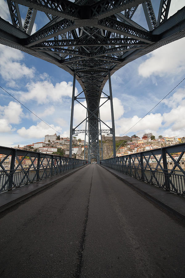 Abstract Photograph - Ponte Luiz I Bridge in Porto by Artur Bogacki
