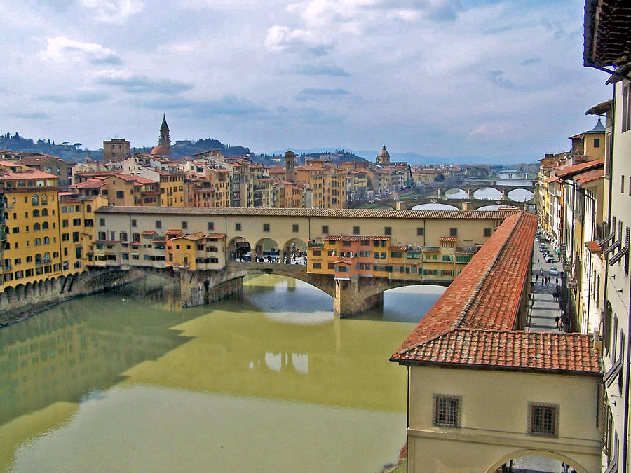 Ponte Vecchia Florence Photograph by Iain MacVinish