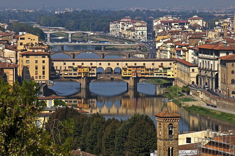 Architecture Photograph - Ponte Vecchio - Florence by Joana Kruse