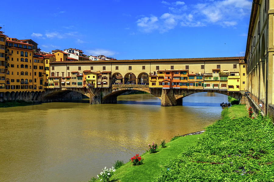 Ponte vecchio, Florence, Firenze, Italia Photograph by Elenarts - Elena Duvernay photo