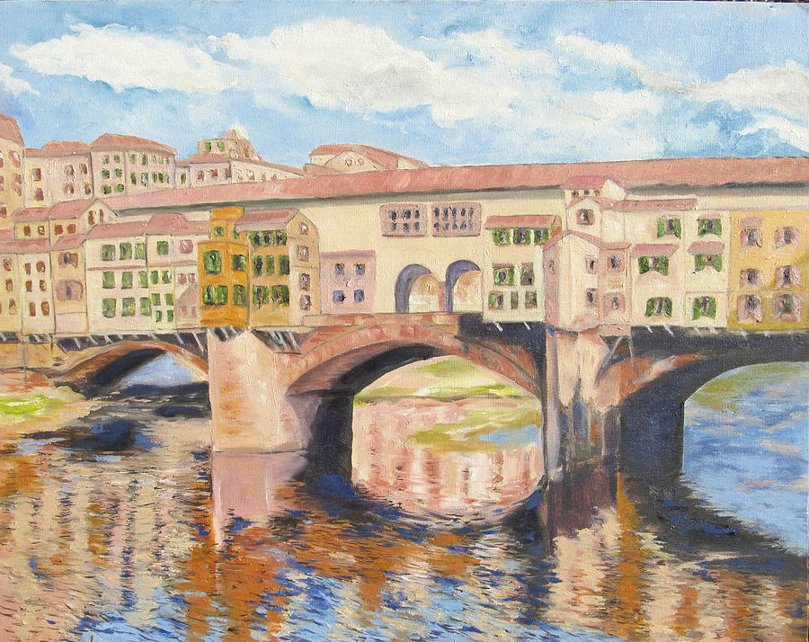 Ponte Vecchio Florence Painting by Lisa Boyd