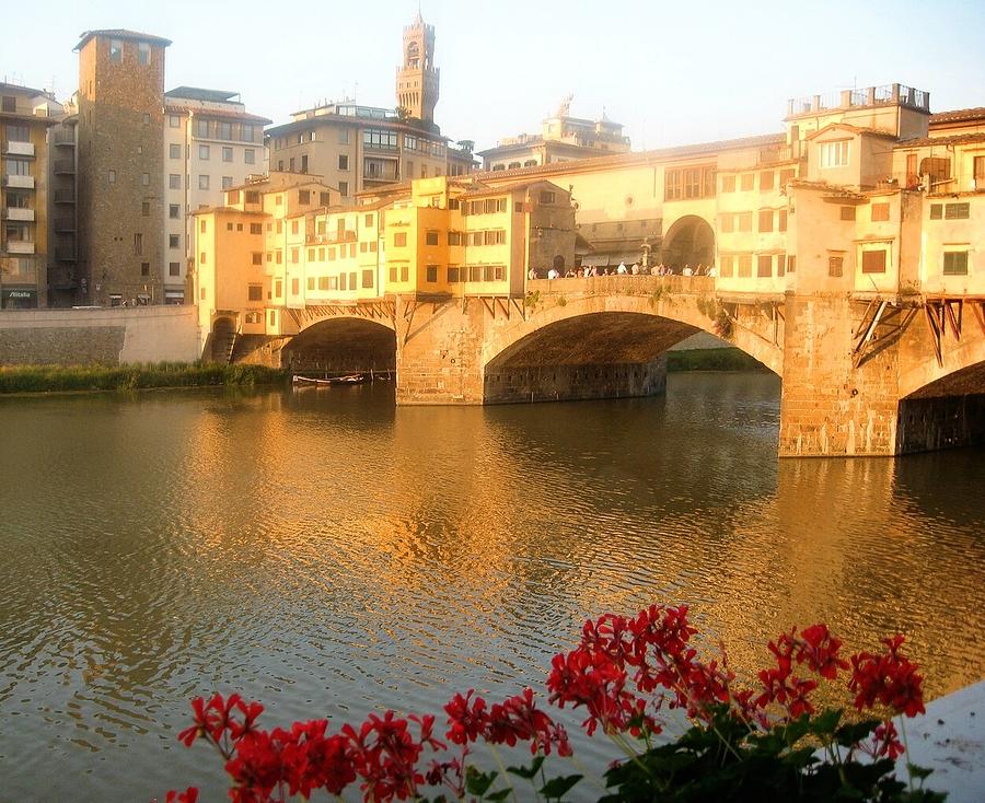 Ponte Vecchio in Florence Photograph by Lisa Boyd