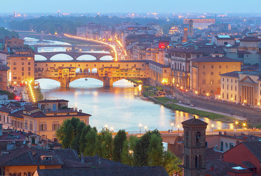 Ponte Vecchio of Florence, Italy Photograph by Anastasy Yarmolovich