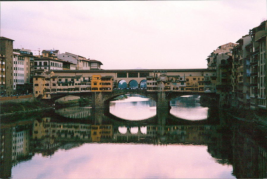 Ponte Vecchio Sunset Photograph Photograph by Kimberly Walker