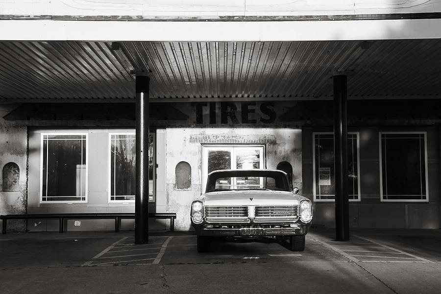 Pontiac at the Tire Shop Photograph by Toni Hopper