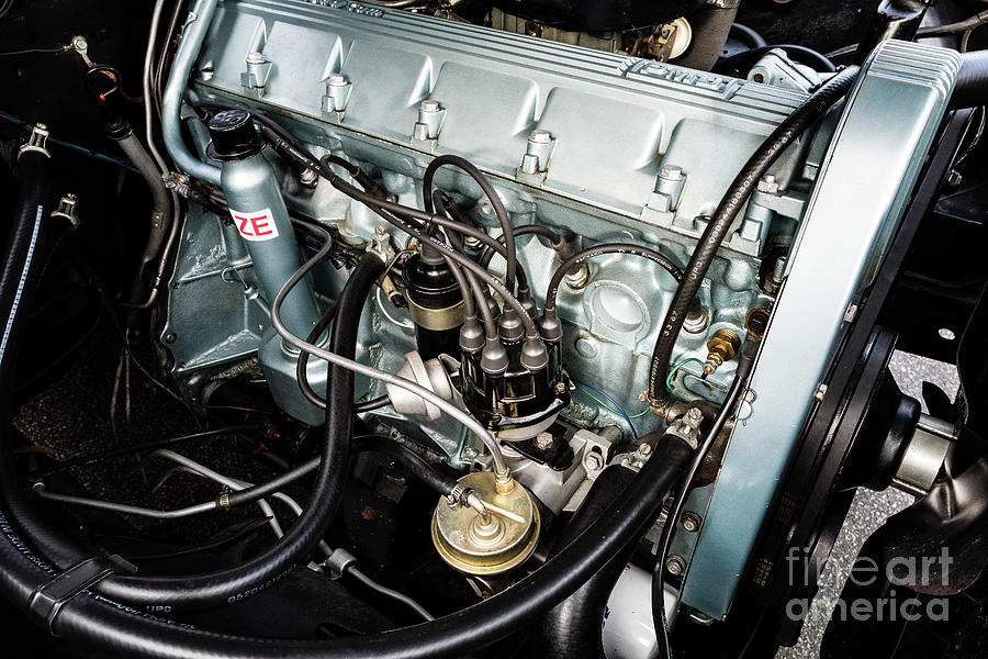Pontiac Firebird Engine Photograph by M G Whittingham