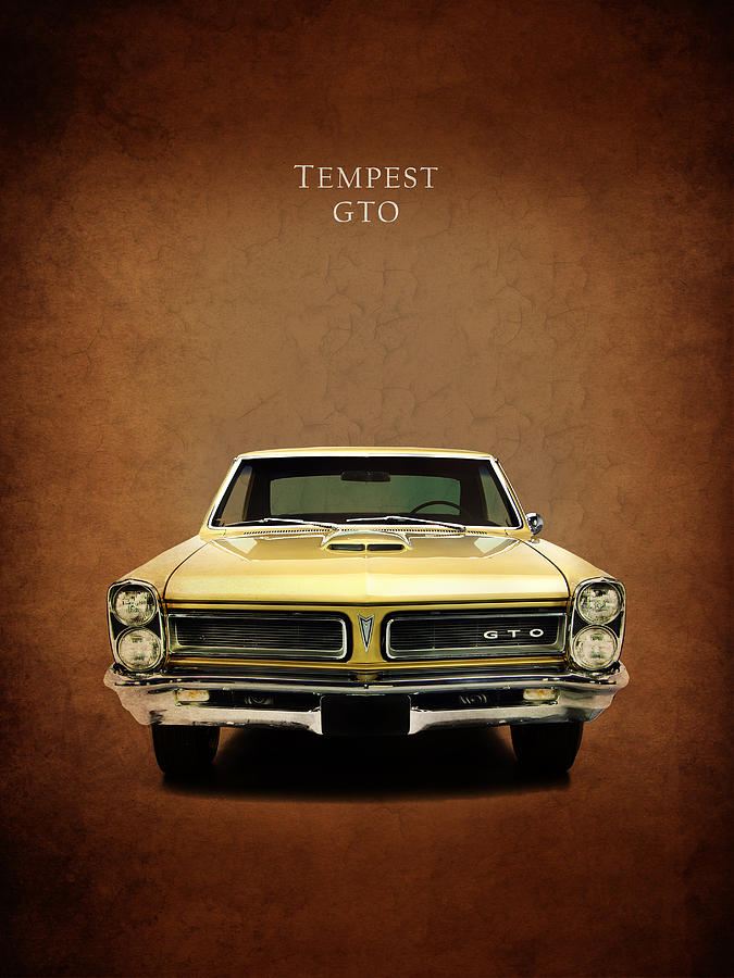 Car Photograph - Pontiac Tempest GTO by Mark Rogan
