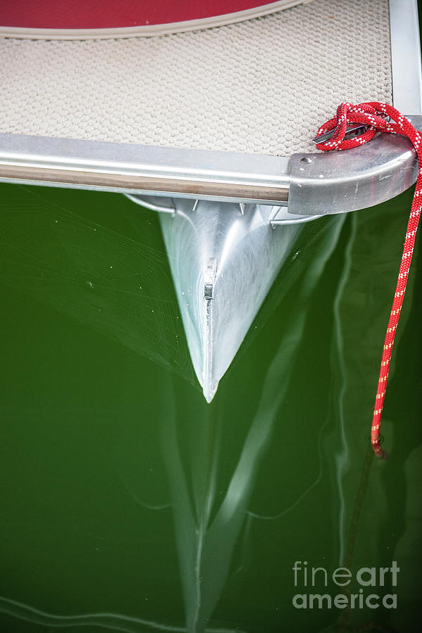 Pontoon Boat Reflections Photograph