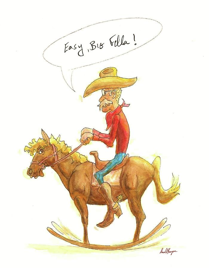 Pony Express Painting by David Burgess