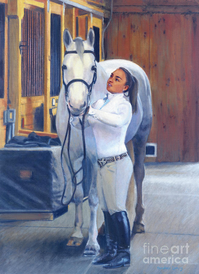 Horse Painting - Pony Tail by Candace Lovely