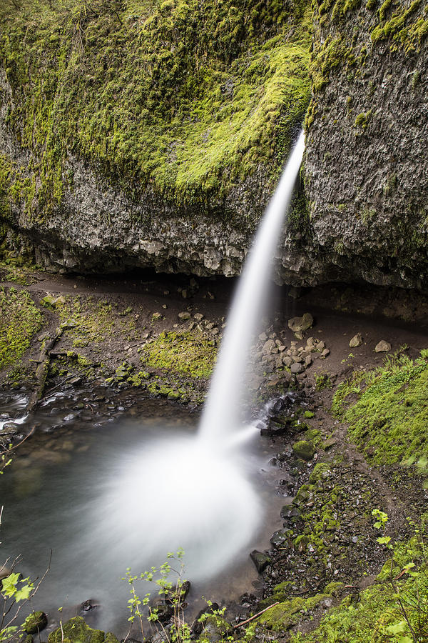 Ponytail Falls with Splash  Photograph by John McGraw