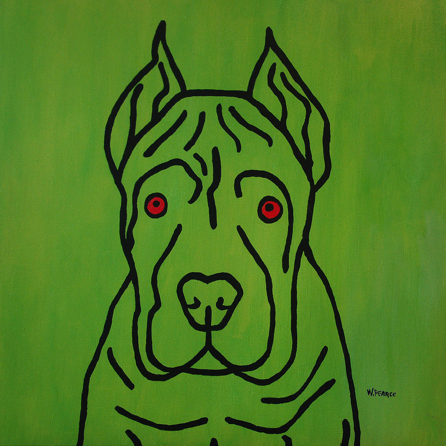 Pet Painting Canvas Print #1 Painting by Wayne Pearce