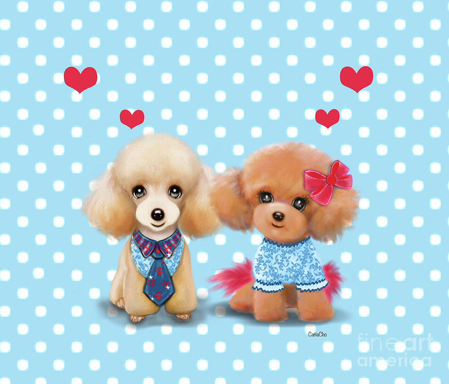 Poodles are Love by Catia Lee Poodles are Love by Catia Lee