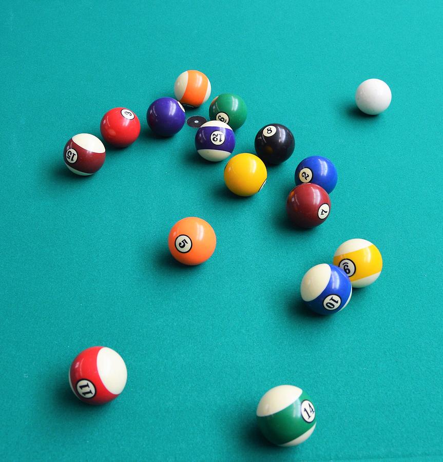 Pool Balls Photograph by Charles HALL