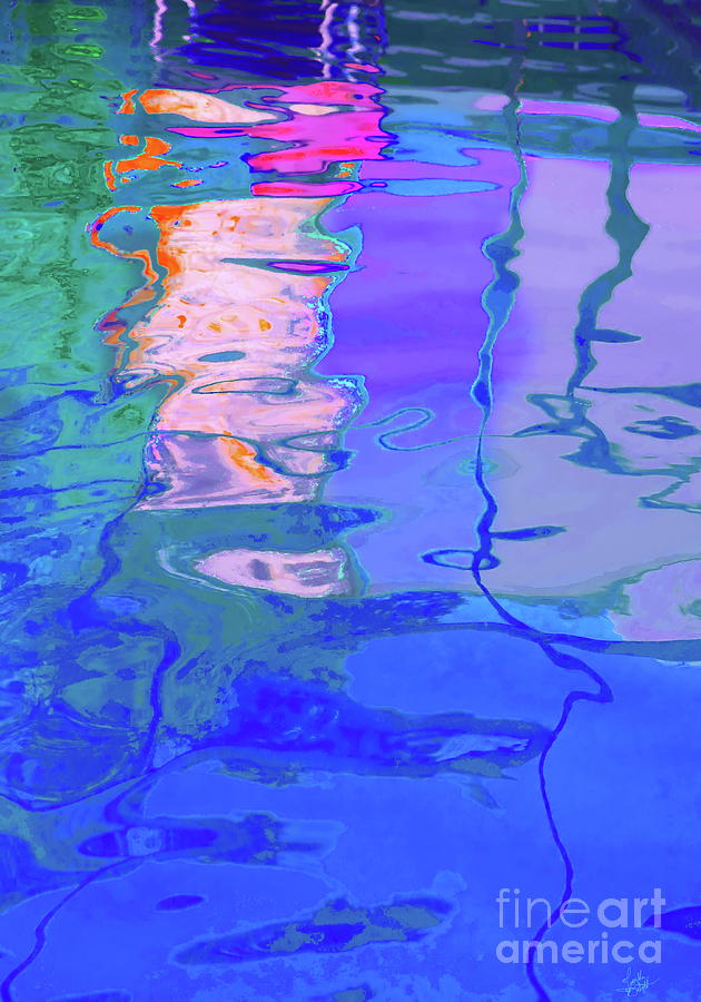 Pool Blue  Photograph by Priscilla Batzell Expressionist Art Studio Gallery