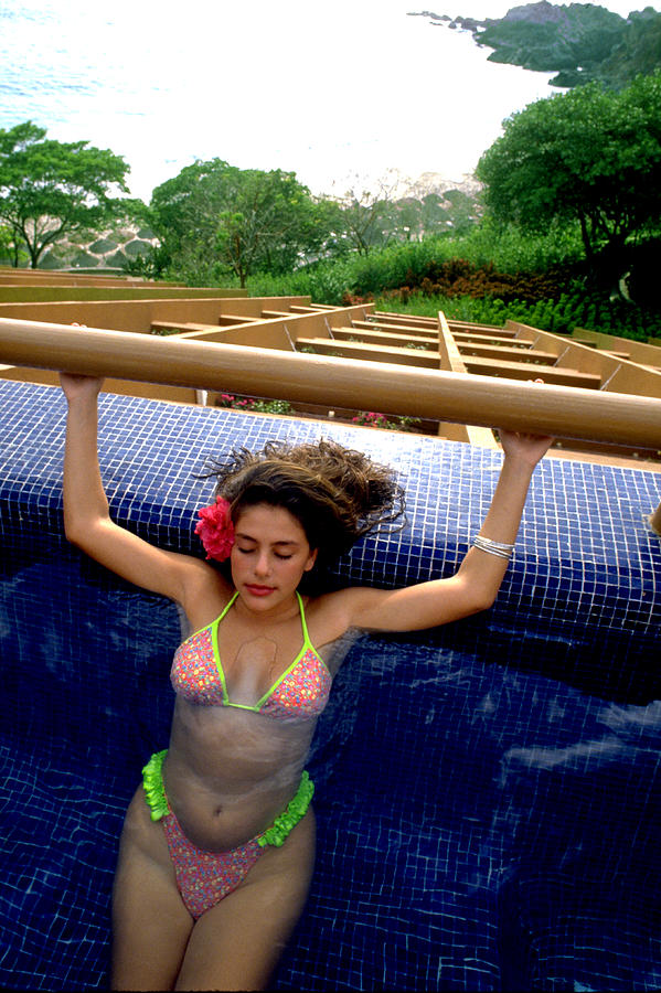 Pool Dreamer In Ixtapa Photograph