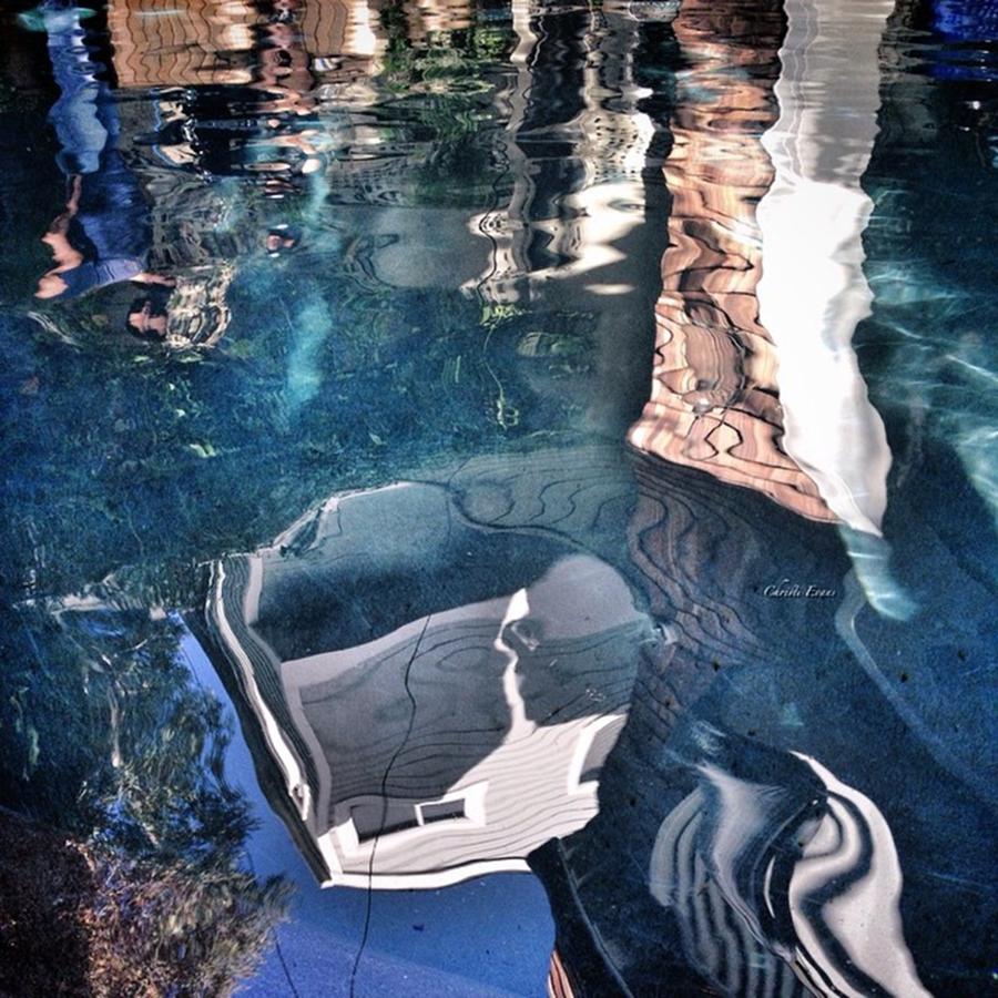 Malibu Photograph - Pool Reflections Of A Better Life by Christi Evans