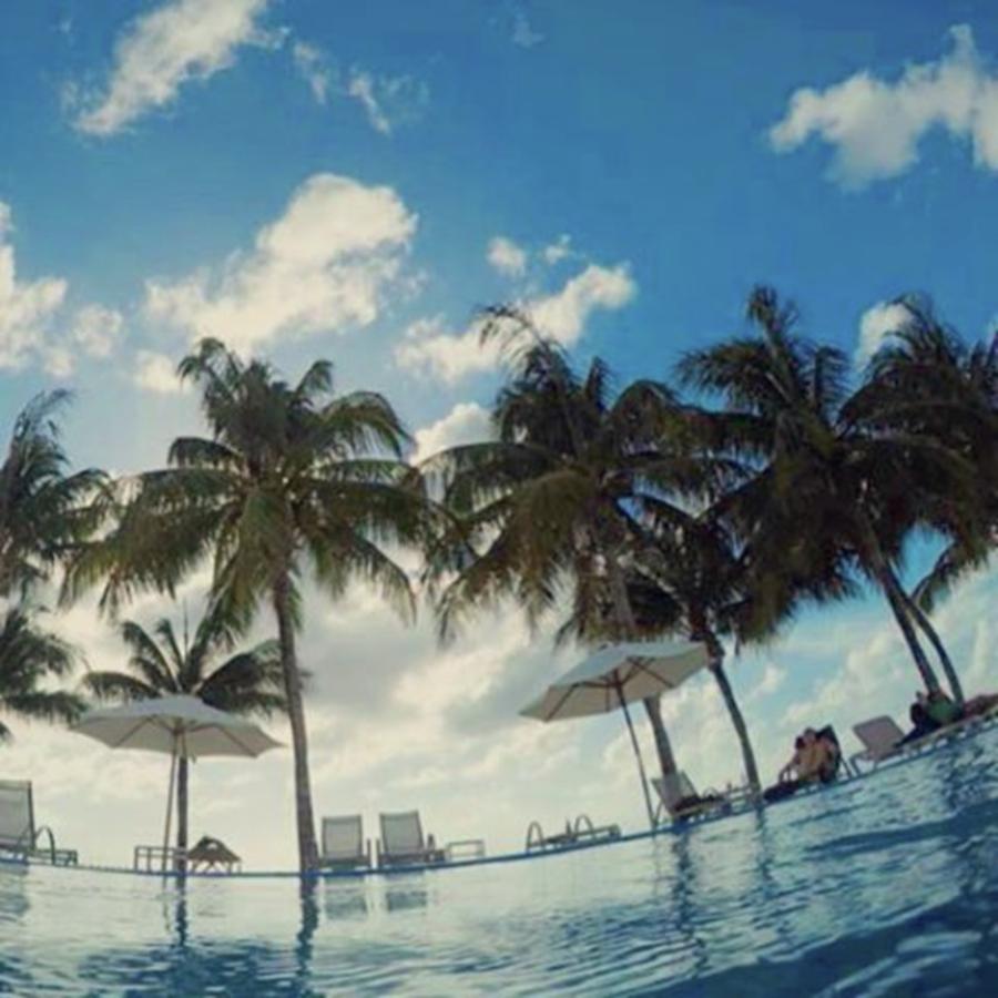 Secrets Photograph - Pool Time #secrets #cozumel #mexico by Deb Billing